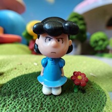 Hureggo Vintage ''snoopy Karakteri Lucy''orijinal Figür Oyuncak & 10 cm