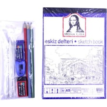 Südor Monalisa Eskiz Seti A5 10 Parça (SETE01)