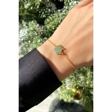 Spossy Silver Jewelry Yılbaşı Temalı Marshmallow Içecek Figürlü Bileklik