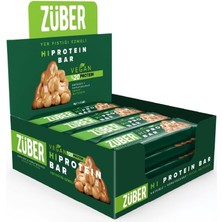 Storemax NO35 Züber Yüksek Protein Vegan Bar Fıstık Ezmeli, 45GR, 12 Adet