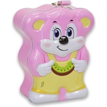 Duman Oyuncak Metal Kilitli Kumbara Ayıcık Pembe