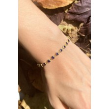 Spossy Silver Jewelry Küçük Taşlı Kalpli Bileklik