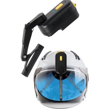 Gampus Motor Scooter Kurye Bisiklet Kask Için Şarjlı Silecek Yeni Nesil Tak Çalıştır Yağmur Önleyici