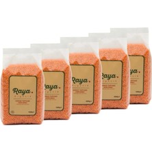 Raya Organik Organik Kırmızı Mercimek – 1 kg (5 Adet Paket)
