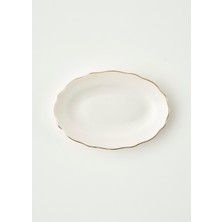 Bella Maison Victoria Porselen Sunum Tabağı Gold (25 Cm)