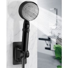 Alfa Life Marketing Yapışkanlı Duş Başlığı Tutucu Ayarlı Siyah