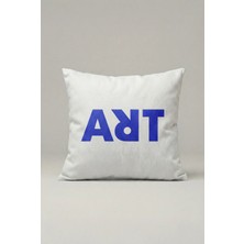 Viki Concept Art Yazılı Dekoratif Kırlent Kılıfı 094 – Minimal Modern Tasarım 45X45 cm