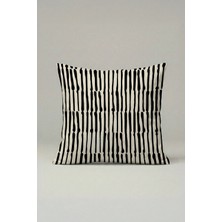 Viki Concept Soyut Çizgi Desenli Kırlent Kılıfı 013 – Modern 45X45 cm Dekoratif Yastık Kılıfı