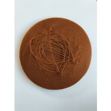 Görünmez Açık Kaverengi Saç Topuz Filesi 24 Adet 20 cm