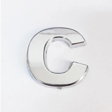 Epilons Mey Ithalat® C Harfi 3,75 cm Krom Yapışkanlı