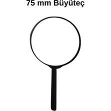 Südor Büyüteç 75 mm (BY75) Siyah Renkli 1 Adet Kırtasiye Ürünü Kullanım Kolaylığı Sağlar