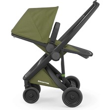Greentom Reversible Çift Yönlü Bebek Arabası | Siyah Şasi