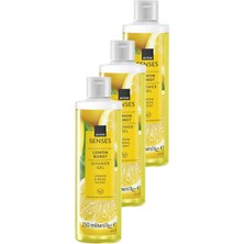 Avon Senses Lemon Burst Limon ve Reyhan Kokulu Duş Jeli 250 Ml. Üçlü Set
