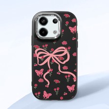 HONTINGA Poco X6 5g ile Uyumlu Kılıfı Kamera Korumalı Düşüme Önleyici Basitlik Siyah Yumuşak Silikon Telefon Kılıfı Fiyonk Desenli K4-0253