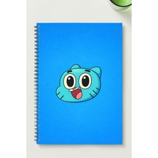 Black-One Darwin Temalı A5 Metal Spiralli Çizgisiz Kalın Bristol Kapak 50YP 100 Sayfa A5 Darwin Temalı Defter