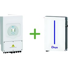 Tsm Deye 5 Kw On-Grid Hibrit Monofaze Paketi Lv (48V)