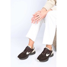 Bestello Bağcıklı Termo Taban Hakiki Deri Sneaker 338-7108 Kadın Ayakkabı