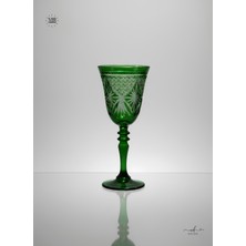 Akden Store Kristal Dekor Akça Serisi  Modern Ayaklı Kadeh 270 cc