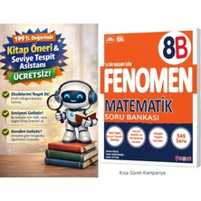 Fenomen Yayıncılık Fenomen 8. Sınıf Matematik B Soru Bankası + 199 Tl Seviye Tespit ve Kitap Öneri Asistanı Hediye (Yeni Baskı)