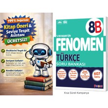 Fenomen Yayıncılık Fenomen 8. Sınıf Türkçe B Soru Bankası + 199 Tl Seviye Tespit ve Kitap Öneri Asistanı Hediye (Yeni Baskı)