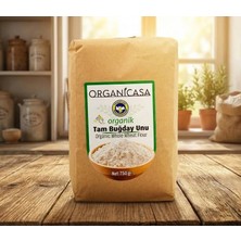 Organicasa Organik Tam Buğday Unu 750 gr