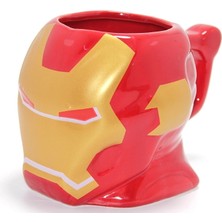 Marvel Iron Man 3D Kabartmalı Kask Tasarımlı Kupa Bardak ALK4541