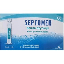Septomer Serum Fizyolojik 5 ml 10 Flakon