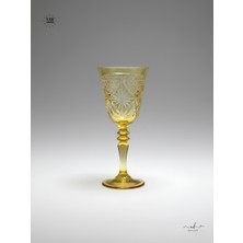 Akden Store Kristal Dekor Akça Serisi  Modern Ayaklı Kadeh 270 cc