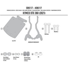 Kymco Dtx 250 / 360 (21>24) Arka Çanta Taşıma Demir (Kappa KR6117)