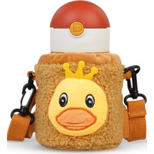 Diller Dıller 300 ml Peluş Kılıflı Paslanmaz Çelik Termos