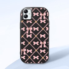 HONTINGA Samsung Galaxy A03 ile Uyumlu Kılıfı Kamera Korumalı Düşüme Önleyici Basitlik Siyah Yumuşak Silikon Telefon Kılıfı Küçük Fiyonk Desenli K4-0252