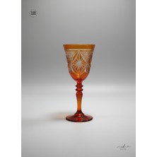 Akden Store Kristal Dekor Akça Serisi  Modern Ayaklı Kadeh 270 cc