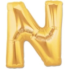 Nikaa Shop N Harf Folyo Balon Altın Renk 40 Inç