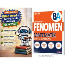 Fenomen Yayıncılık Fenomen 8. Sınıf Matematik A Soru Bankası + 199 Tl Seviye Tespit ve Kitap Öneri Asistanı Hediye (Yeni Baskı)
