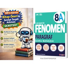 Fenomen Yayıncılık Fenomen 8. Sınıf Paragraf A Soru Bankası + 199 Tl Seviye Tespit ve Kitap Öneri Asistanı Hediye (Yeni Baskı)