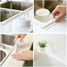 Seç Al Burada 3.2m Banyo Küvet Mutfak Lavabo Su Sızdırmaz Bant Su Geçirmez Kenar Bandı Sızdırmazlık Tamir Beyaz