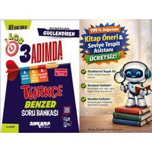 Ankara Yayıncılık 8. Sınıf Türkçe 3 Adımda Soru Bankası + 199 Tl Seviye Tespit ve Kitap Öneri Asistanı Hediye (Yeni Baskı)