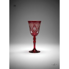 Akden Store Kristal Dekor Akça Serisi  Modern Ayaklı Kadeh 270 cc