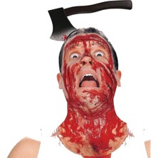 Nikaa Shop Kafaya Saplanmış Halloween Kanlı Balta Şaka Tacı