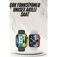 Pileli Store Plastik Kordonlu Kalp Atışı Uyku Takibi ve Çağrı Cevaplayabilen Akıllı Saat