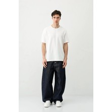 Vamos Barrel Fit Jeans Lacivert