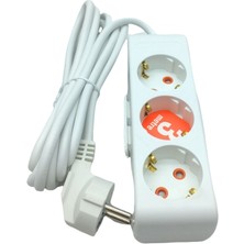 Pileli Store 3lü 3mt.uzatma Kablo Grup Priz (4887)