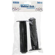 Pileli Store 2 Pcs Set Siyah - Silikon Bisiklet Elcik (4887)