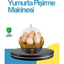 Akinco 7 Yumurta Kapasiteli Yumurta Pişirme Makinesi Rafadan Orta ve Katı