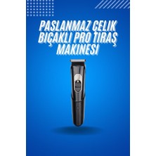 Pileli Store Ense Kesme Makinesi Şarjlı Saç Sakal Tıraş Makinesi Taşınabilir