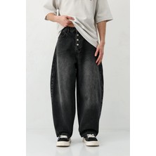 Vamos Barrel Fit Jeans Füme