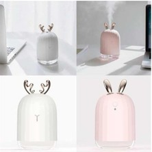 Pileli Store Aromaterapi Hava Nemlendirici Dekoratif USB Şarjlı Tavşan Nemlendirici