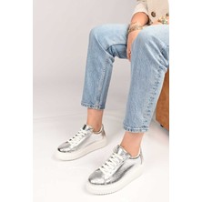 Bestello Bağcıklı Eva Taban Hakiki Deri Sneaker 101-4406-01 Kadın Ayakkabı