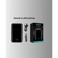 Pileli Store USB Şarjlı Traş Makinesi – Piston + Ağ Başlık, 600 MAH Batarya