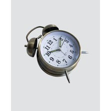 Pileli Store Bronz Metal Masa Saati